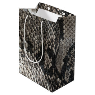 Luxus-Pythonschlange Haut - Reiche elegante Mode Mittlere Geschenktüte