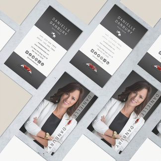 Luxus Real Anwesen Agent Foto Design Visitenkarte