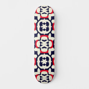 Luxus Red White und Blue Skateboard