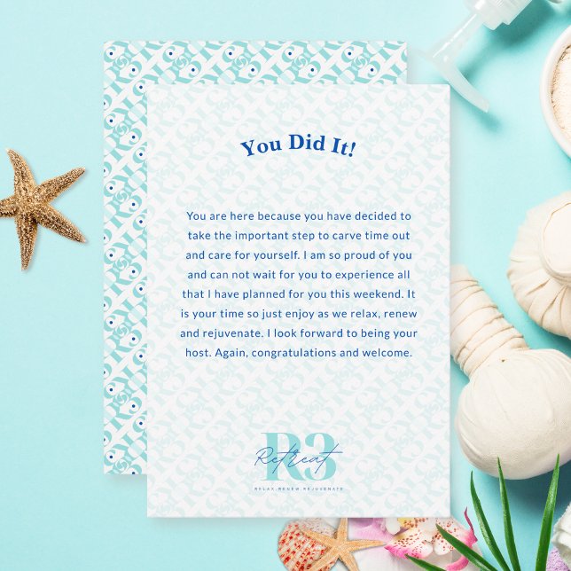 Luxus Retreat Corporate Event Personalisiert Dankeskarte (Von Creator hochgeladen)