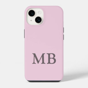 Luxus-Rosé-Handygehäuse mit individuellem Namen. iPhone 14 Hülle