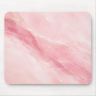 Luxus-Rosé-Rosenquarz-Marmor Mousepad