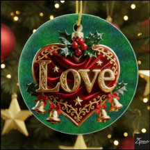 Luxus-Rotvelours-Gold-Weihnachten (Liebe)