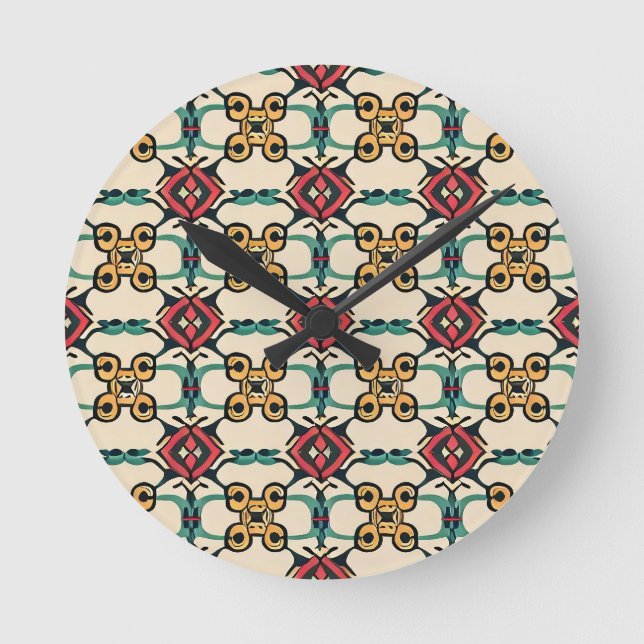 Luxus Runde Wanduhr (Vorderseite)