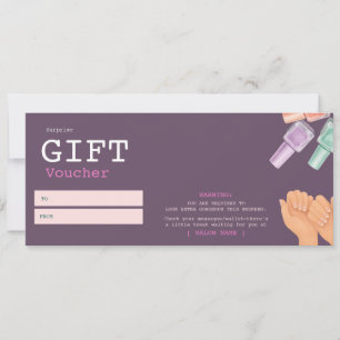 Luxus-Salon-Spa-Geschenkgutschein Einladung