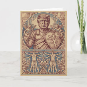 Luxus Sanguinisch Trump Valentinsgruß Feiertagskarte