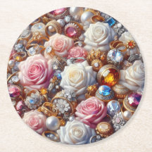 Luxus-Schmuck & Rosen-Papieruntersetzer – Mehr For