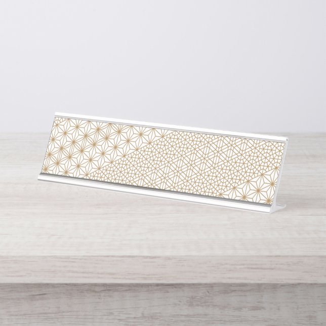 Luxus Schreibtischnamensplakette (Vorderseite )