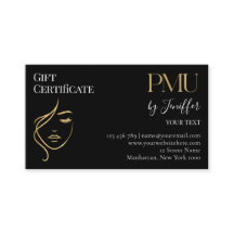 Luxus-Schwarze-und-Gold-PMU-Geschenkgutschein-Kart