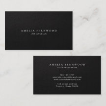 Luxus-Schwarzes-Leder-Profi-Minimal-Custom