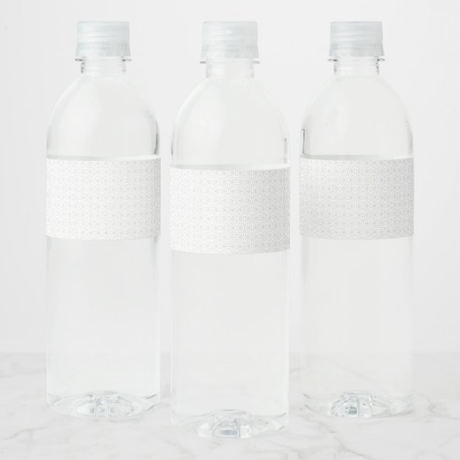 Luxus-Set mit weißen Monogramm-Aktenordnern (Flaschen)
