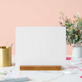 Luxus-Set mit weißen Monogramm-Aktenordnern Acrylschild