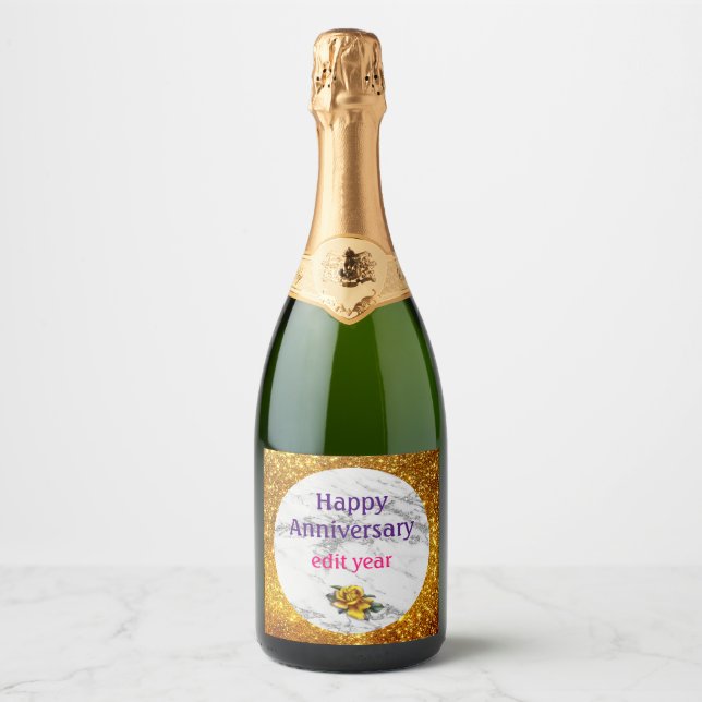 Luxus Silver Glitzer Marmor individuell anpassen (Vorderseite)