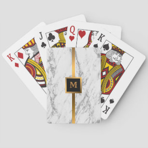 Luxus Silver Glitzer Marmor individuell anpassen Spielkarten