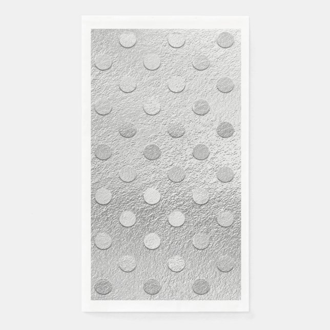 Luxus Silver verfügbar Serviette (Vorderseite)