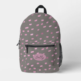 Luxus-Simulator-Glitzer-Muster Druckknopfbeutel Bedruckter Rucksack