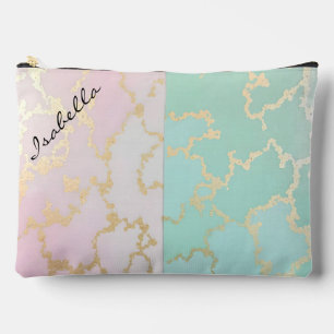 Luxus-Trendy-Blush-Pink-Soft-Mint-Gold-Kollektion Zubehörtasche