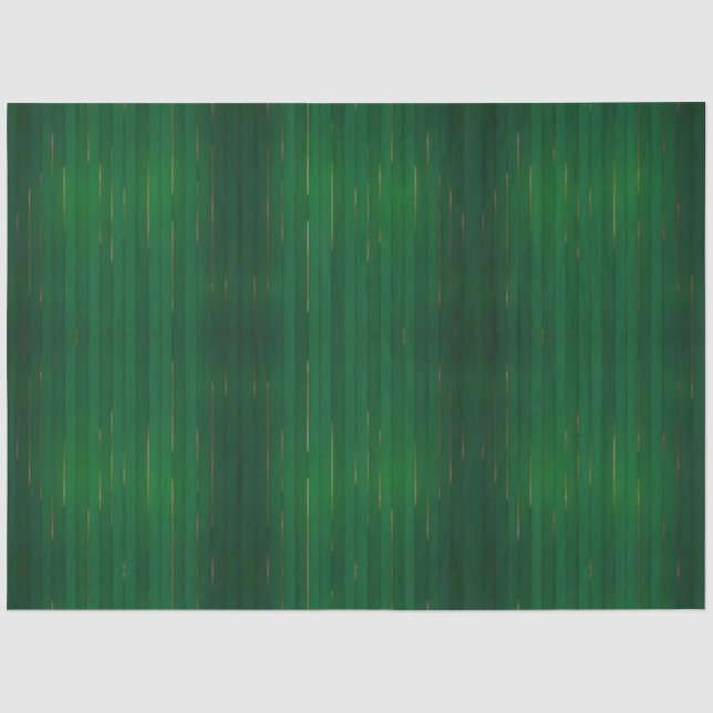 Luxus Trendy Green Gold Linen Texture Collection Seidenpapier (Vorderseite)