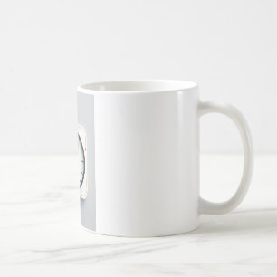Luxus-Uhr-Logo-Tasse   Premium-Uhr-Kunstwerk  Kaffeetasse