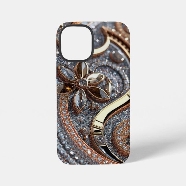 Luxus- und Glam-Telefonfälle iPhone 12 Mini Hülle (Rückseite)