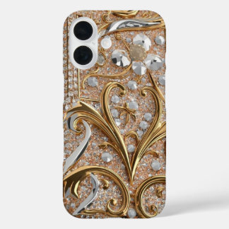 Luxus- und Glam-Telefonfälle iPhone 16 Hülle