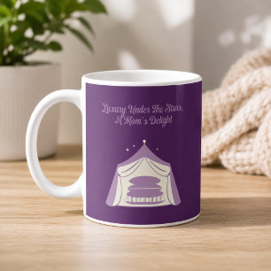 Luxus unter den Sternen Glamping Mutters Freude Kaffeetasse