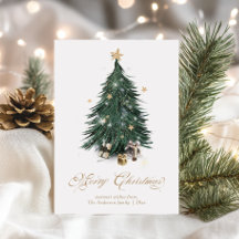 Luxus-Weihnachten in Weiß und Gold