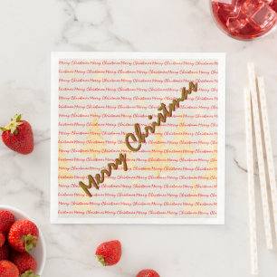 Luxus-Weihnachten Weihnachtsbäume Festlich Serviette
