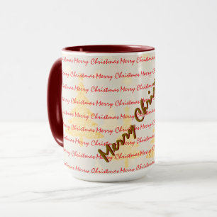 Luxus-Weihnachten Weihnachtsbäume Festlich Tasse
