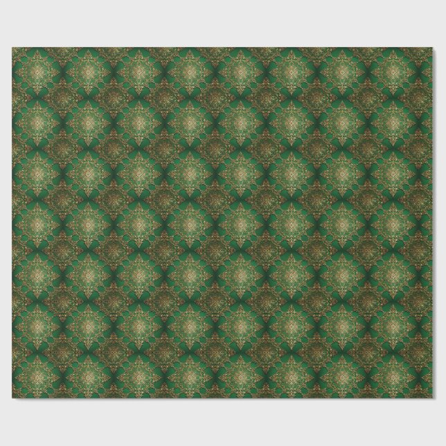 Luxus-Weihnachtspapier Geschenkpapier (Flach)