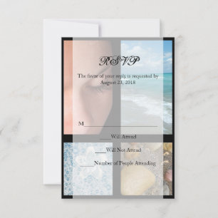 Luxus Wellness-Center Resort Thema RSVP Karte