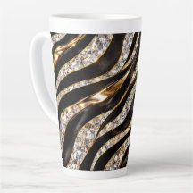 Luxus-Zebra-Kristall-Tierdruck