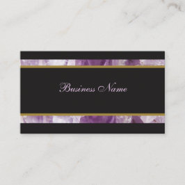 Luxusamethyst Visitenkarte
