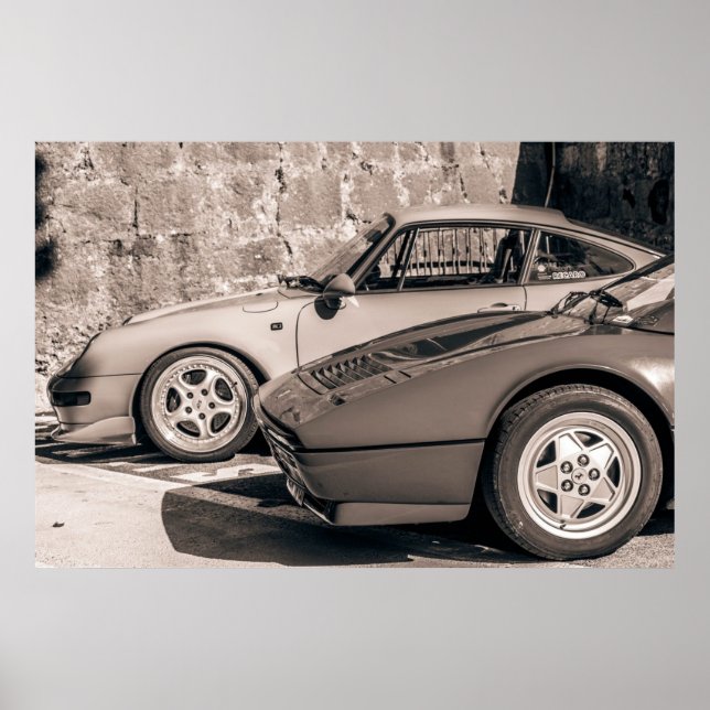 Luxusautos Vintages Foto Poster (Vorne)