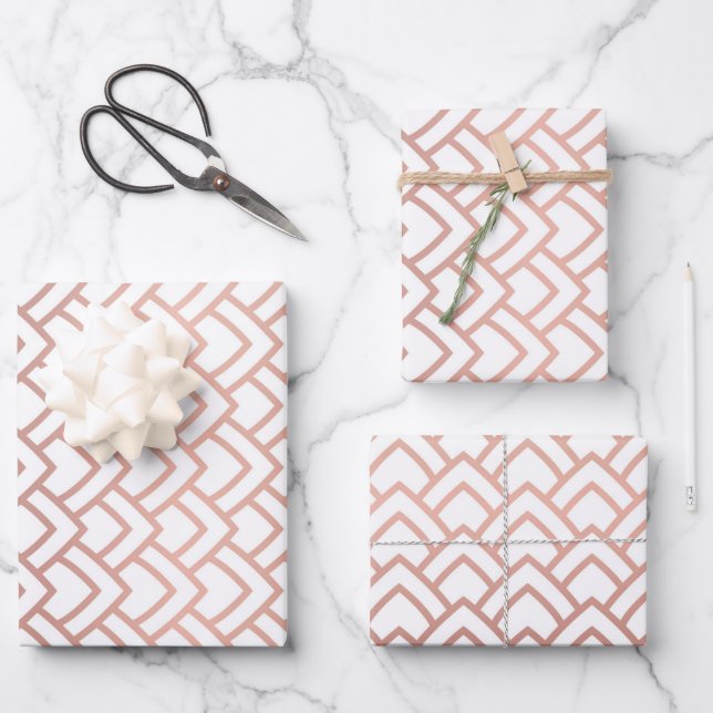 Luxusdekorationen 30 geschenkpapier set (Vorderseite)