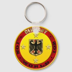 LuxusEagle Schild Deutschland-Weltno1 Schlüsselanhänger