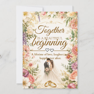 Luxusfähige bearbeitbare Karte für Hochzeitseinlad
