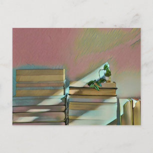 Luxusgeschenke für Bücherliebhaber Postkarte