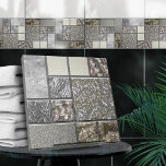 Luxusglas, Muschel und Metallgeometrie N4 Fliese<br><div class="desc">Diese wunderschöne Kachel ist Teil meiner Kollektion aus Luxury Glass, Muschel & Metal Geometric. Benutzen Sie es allein oder in Kombination mit anderen Fliesen, um im Bad oder in der Dusche atemberaubende Optik zu schaffen - z.B. ein akzentuiertes Fliesenmosaik hinter dem Mixer oder der Badewanne oder verwenden Sie es für...</div>
