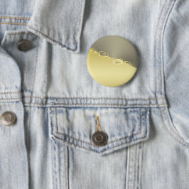 Luxusgold dekoriert auf Gold & Silber, Monogramm, Button