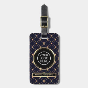 Luxusgold Metal Monogramm personalisieren Gepäckanhänger