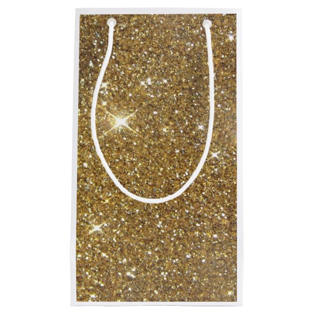 LuxusgoldGlitzer - Druckbild Kleine Geschenktüte (Vorderseite)