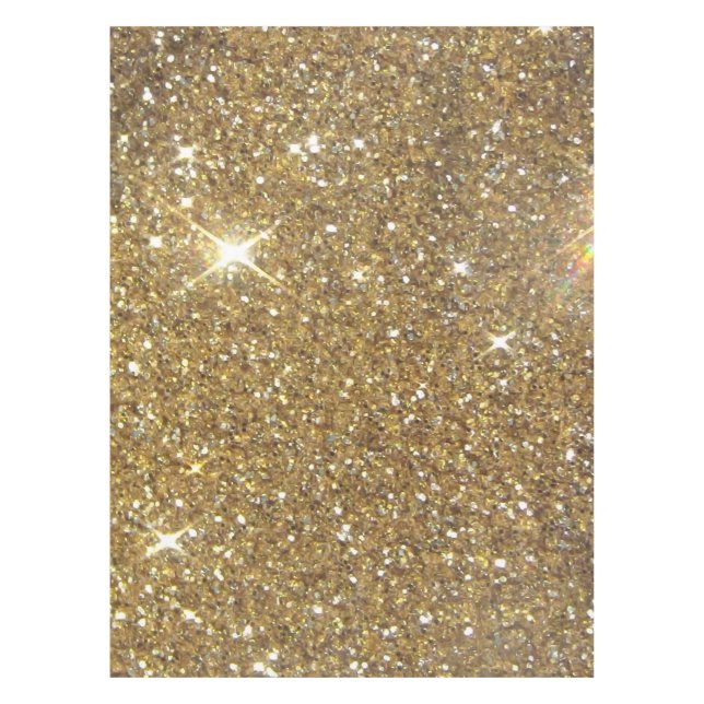 LuxusgoldGlitzer - Druckbild Tischdecke (Vorderseite)