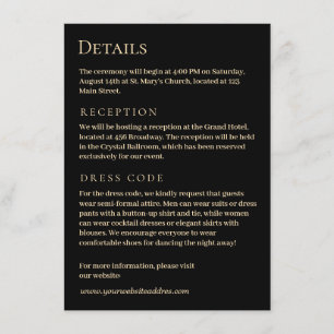 Luxusgrün mit Gold Begleitkarte