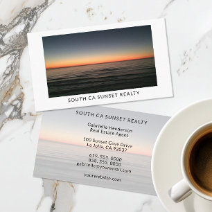 Luxusimmobilienmakler am Meer Visitenkarte