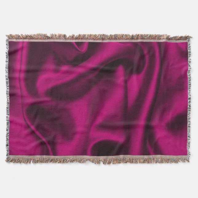 Luxuskleid Abstrakt: Grunge Silk Wave Decke (Vorderseite)