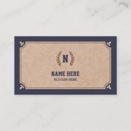 Luxuskraftpapier DRUCKmarine-Visitenkarte Visitenkarte