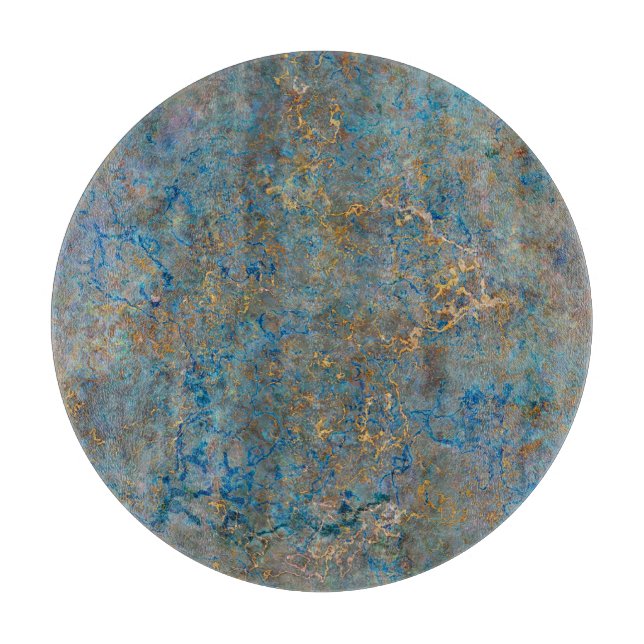 LuxusLapislazuli-Marmor Schneidebrett (Vorderseite)