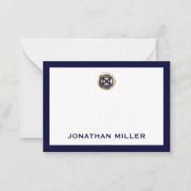 Luxusmarinekarte und Gold Personalisierte Note Car