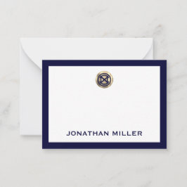 Luxusmarinekarte und Gold Personalisierte Note Car Mitteilungskarte